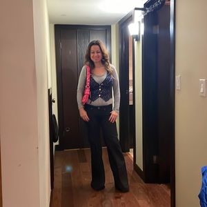 Guess vest blue size Medium